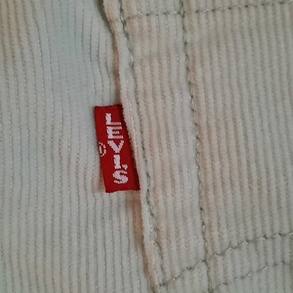 Levis Pants Womens 29 Pale Mint Wedgie‎ Straight Corduroy Cords Premium Stretch - Picture 8 of 16